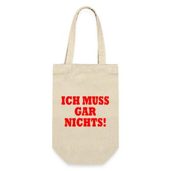I don't have to do anything - Gift Bag for Bottles - nature - Front