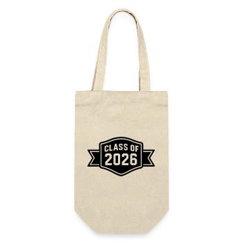 Class of 2026 - Gift Bag for Bottles - nature - Front