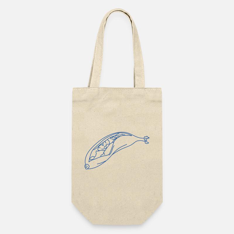 Chocolate Banana - Gift Bag for Bottles - nature