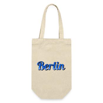 Berlin - Geschenkbeutel für Flaschen - Natur - Vorne
