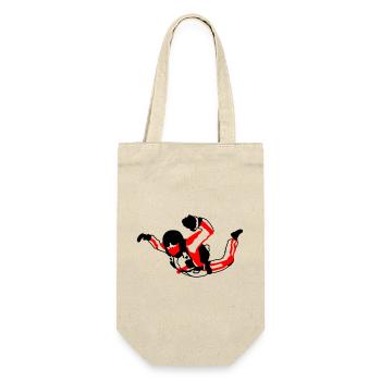 Skydiver - Gift Bag for Bottles - nature - Front