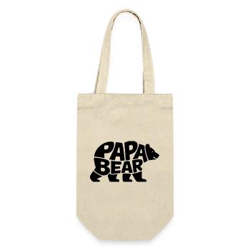 Papa Bear - Gift Bag for Bottles - nature - Front