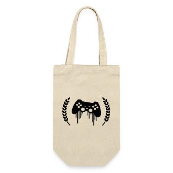 gaming kontroller kranz - Geschenkbeutel für Flaschen - Natur - Vorne