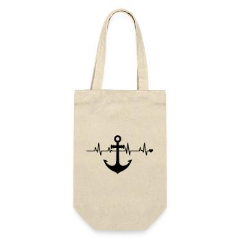 Anchor - Gift Bag for Bottles - nature - Front