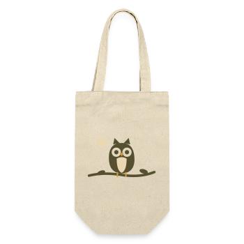 Olive Night Owl - Gift Bag for Bottles - nature - Front