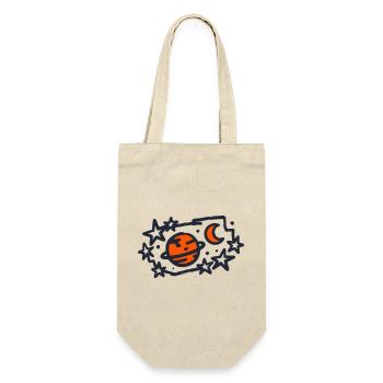 Planet Stars Graffiti Graphic - Gift Bag for Bottles - nature - Front