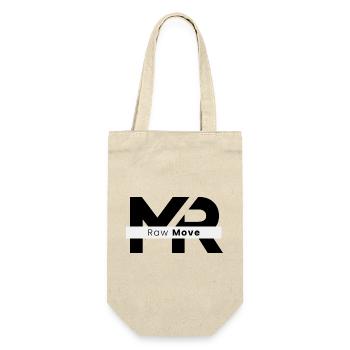 Move Typo Streetwear - Geschenkbeutel für Flaschen - Natur - Vorne