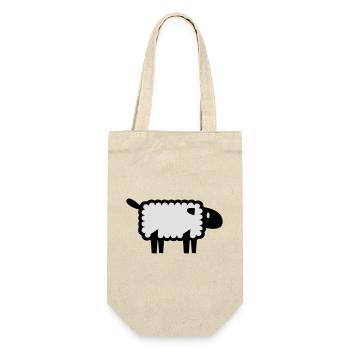 moutons - Sac à bouteille - nature - Devant