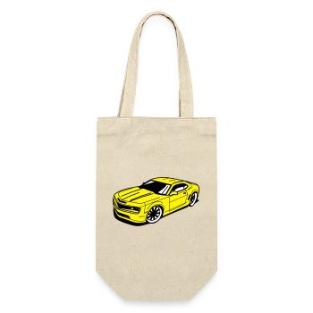 Camaro - Geschenkbeutel für Flaschen - Natur - Vorne