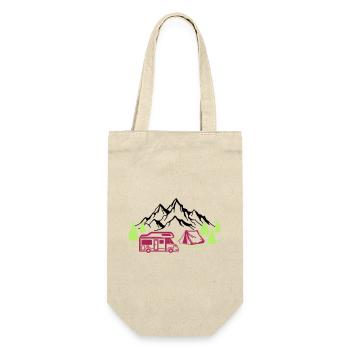 Holidays in the mountains - Gift Bag for Bottles - nature - Front