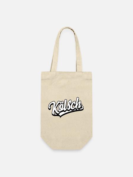 Kölsch - Köln - Geschenkbeutel für Flaschen - Natur