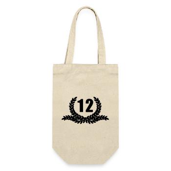 Lauwerkrans 12 YEARS - Gift Bag for Bottles - nature - Front
