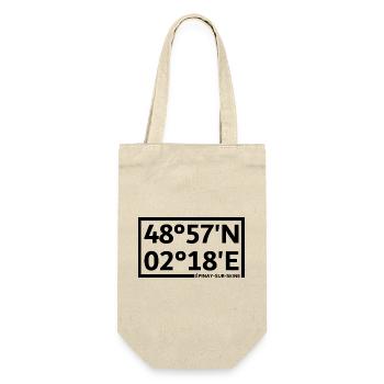 Épinay-sur-Seine coordinates - Gift Bag for Bottles - nature - Front