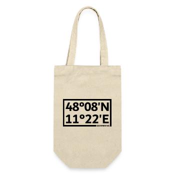 Germering coordinates - Gift Bag for Bottles - nature - Front