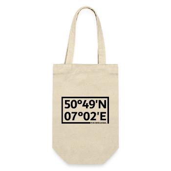 Niederkassel coordinates - Gift Bag for Bottles - nature - Front