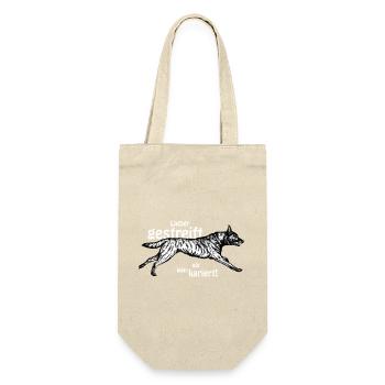 Mieux rayé que petit - blanc - Sac à bouteille - nature - Devant