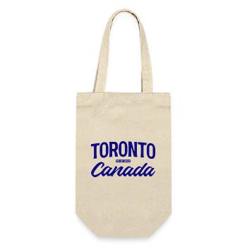 Toronto Canada Lettering Design - Sac à bouteille - nature - Devant