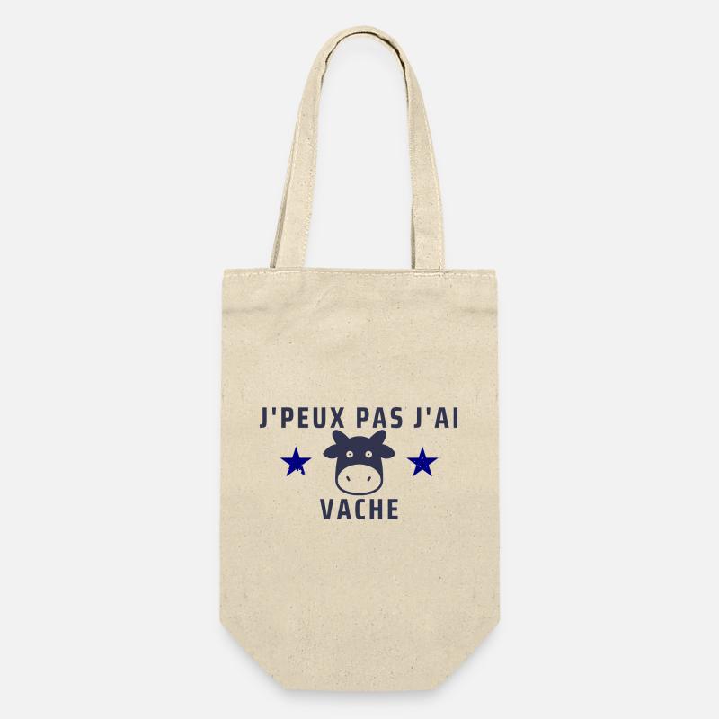 J'peux pas j'ai vache - Sac à bouteille - nature