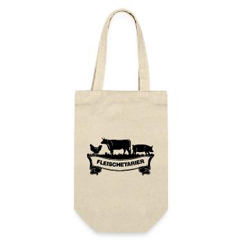 Meat Etarian Meat Lover Shirt - Gift Bag for Bottles - nature - Front