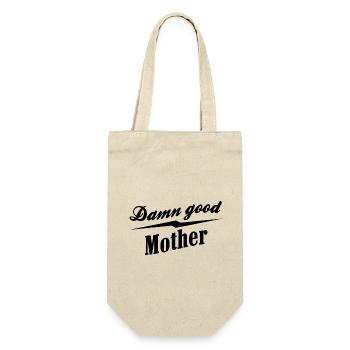 Damn good mother - Gift Bag for Bottles - nature - Front