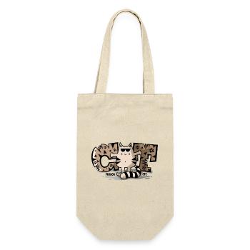 Cat Person Ofcourse - Cool Funny Cute Cat - Gift Bag for Bottles - nature - Front