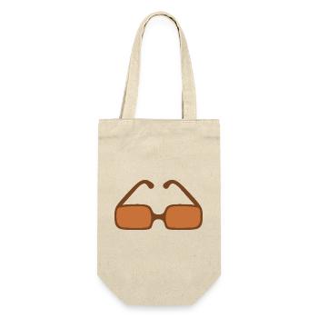 Lunettes de soleil rétro Illustration vintage - Sac à bouteille - nature - Devant