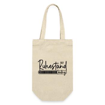 Ruhestand 2027 loading - Geschenkbeutel für Flaschen - Natur - Vorne