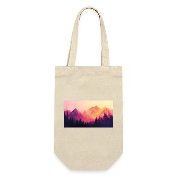 montagnes forestières - Sac à bouteille - nature - Devant
