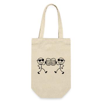 Booze Party Beer - Gift Bag for Bottles - nature - Front