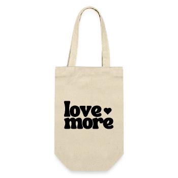 love more - Gift Bag for Bottles - nature - Front