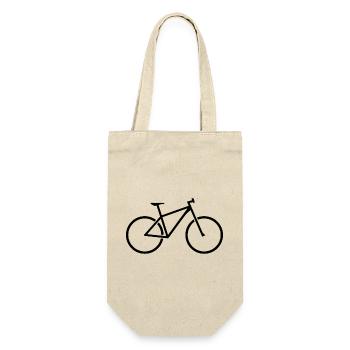 Motif stylé d’art de vélo pour les amateurs de cyclisme - Sac à bouteille - nature - Devant