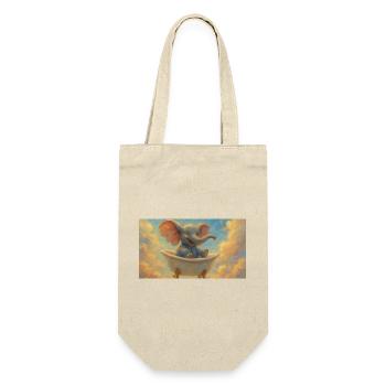 Elephant bath in the sky - Gift Bag for Bottles - nature - Front