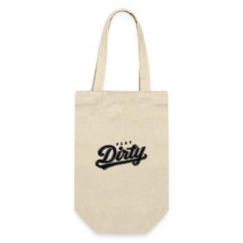 Play Dirty Retro - Geschenkbeutel für Flaschen - Natur - Vorne