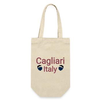 Cagliari italy love - Gift Bag for Bottles - nature - Front