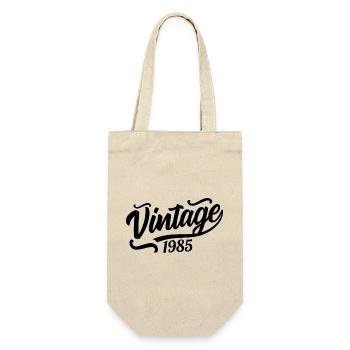 1985 Né en 1985, 56e anniversaire - Sac à bouteille - nature - Devant