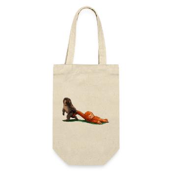 punch the monkey - Gift Bag for Bottles - nature - Front