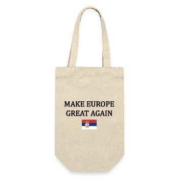 Rendre l’Europe Grande à Nouveau – Serbie - Sac à bouteille - nature - Devant