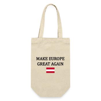 Make Europe Great Again – Austria - Gift Bag for Bottles - nature - Front