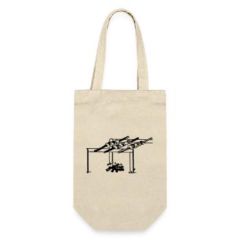 Barbecue, shish kebab, Russian - Gift Bag for Bottles - nature - Front