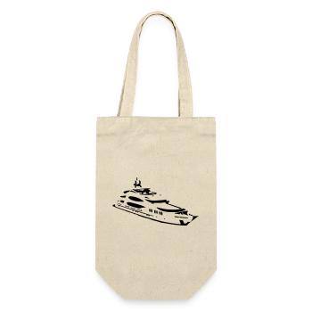 motoryacht - Gift Bag for Bottles - nature - Front
