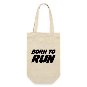 Born to run Athletics - Gift Bag for Bottles - nature - Front
