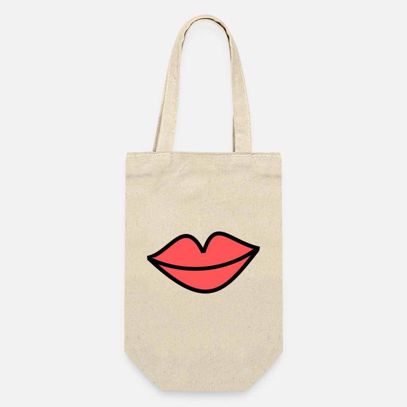 Bouche - Sac à bouteille - nature