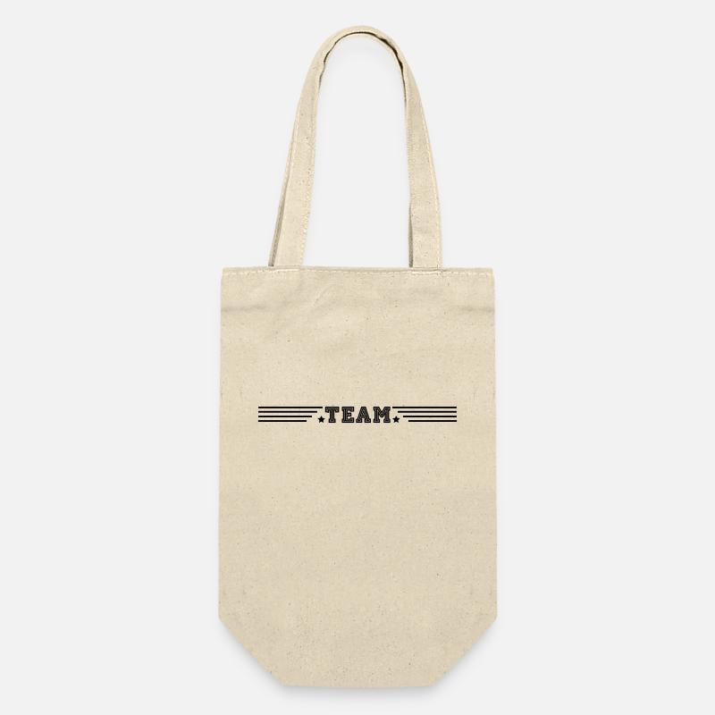 TEAM - Geschenkbeutel für Flaschen - Natur