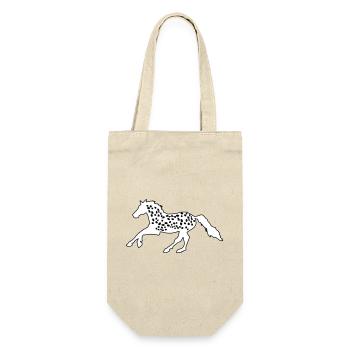 Knabstrupper, Appaloosa, Noriker, Tigerschecke - Sac à bouteille - nature - Devant