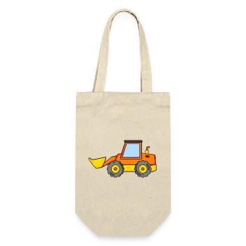 excavator - Gift Bag for Bottles - nature - Front