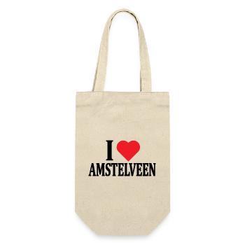 J’adore Amstelveen t-shirt Nederland idée cadeau - Sac à bouteille - nature - Devant