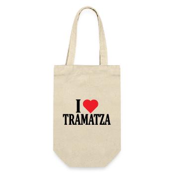 T-Shirt Ich liebe Tramatza T-Shirt Sardinien - Geschenkbeutel für Flaschen - Natur - Vorne