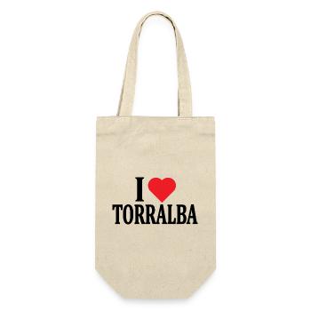 t-shirt Io amo Torralba t-shirt Sardegna - Gift Bag for Bottles - nature - Front