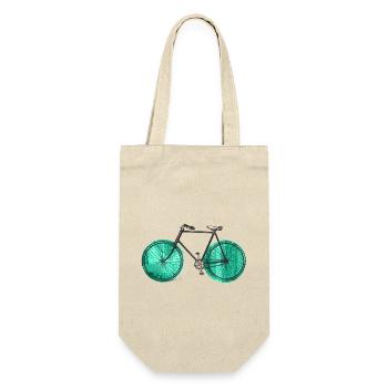 Bicycle - Gift Bag for Bottles - nature - Front