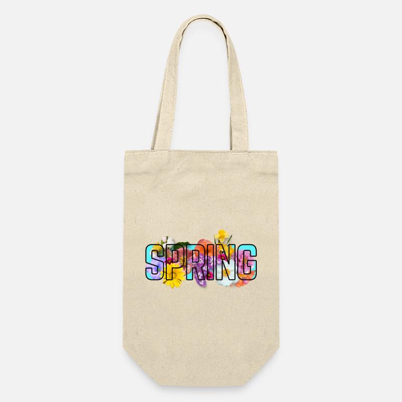 Blue Spring - Gift Bag for Bottles - nature